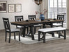 Crown Mark Maribelle Bench in Chalk/Grey image