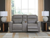 5Z-Comfort Power Reclining Loveseat with Console - Levi's Discount Furniture (Vineland, NJ)