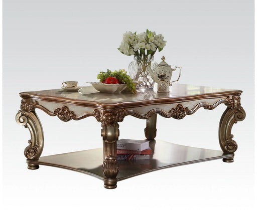 Acme Vendome Coffee Table in Gold Patina 83000 - Levi's Discount Furniture (Vineland, NJ)