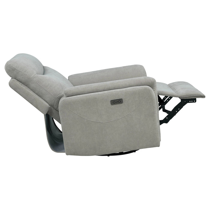 Adler Power Swivel Glider Recliner - Levi's Discount Furniture (Vineland, NJ)