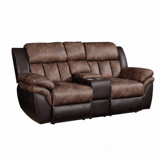 Jaylen Motion Loveseat With Console - Levi's Discount Furniture (Vineland, NJ)