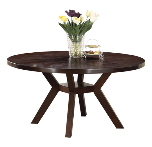 Acme Furniture Drake Round Dining Table in Espresso 16250 - Levi's Discount Furniture (Vineland, NJ)