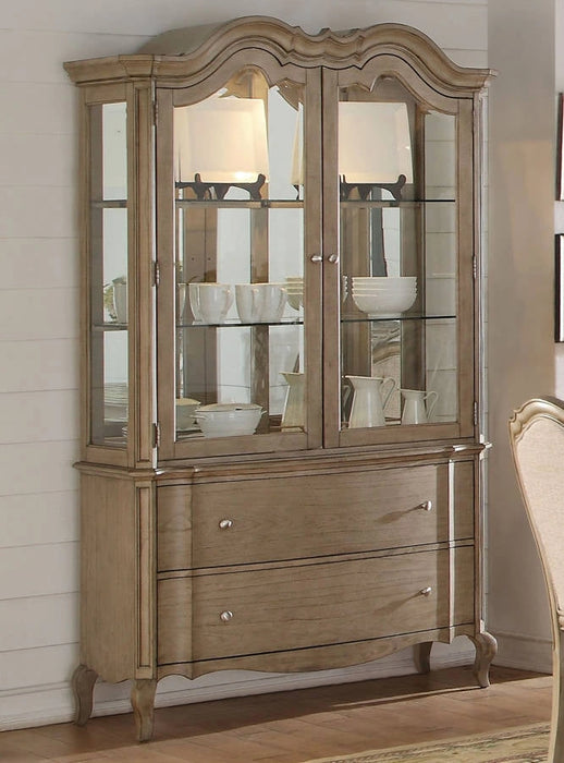 Acme Chelmsford Hutch and Buffet in Antique Taupe 66054 - Levi's Discount Furniture (Vineland, NJ)