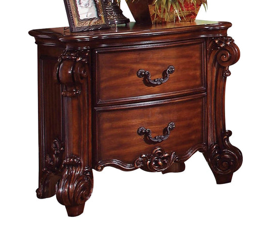 Acme Vendome Traditional Two Drawer Nightstand in Cherry 22003 CLOSEOUT - Levi's Discount Furniture (Vineland, NJ)