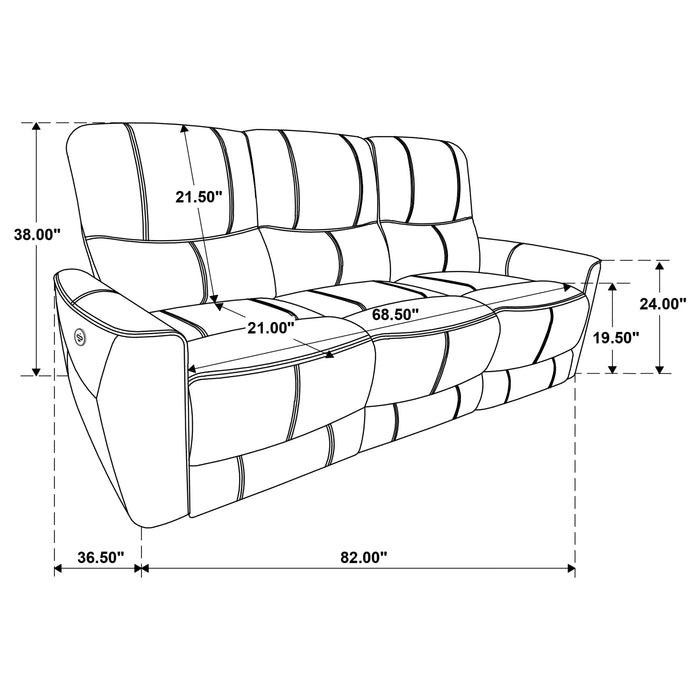 Greenfield Power Reclining Sofa - Levi's Discount Furniture (Vineland, NJ)