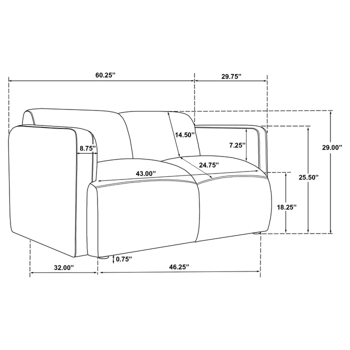 Dorset Loveseat - Levi's Discount Furniture (Vineland, NJ)