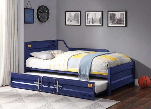 Cargo Blue Daybed & Trundle (Twin Size) - Levi's Discount Furniture (Vineland, NJ)