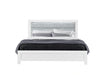 Luccia White Bed with LED