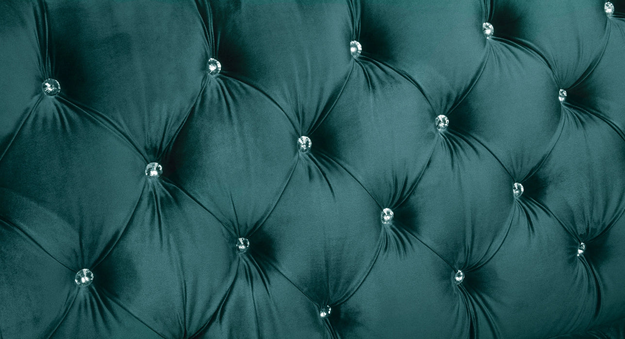 Iberis Green Velvet Sofa - Levi's Discount Furniture (Vineland, NJ)