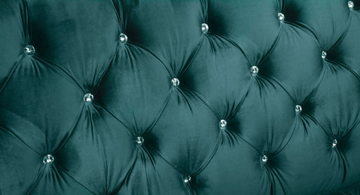 Iberis Green Velvet Sofa - Levi's Discount Furniture (Vineland, NJ)