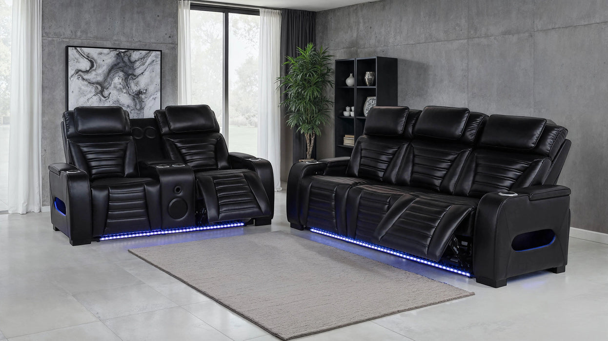 Zuma Dual Power Reclining Loveseat - Levi's Discount Furniture (Vineland, NJ)
