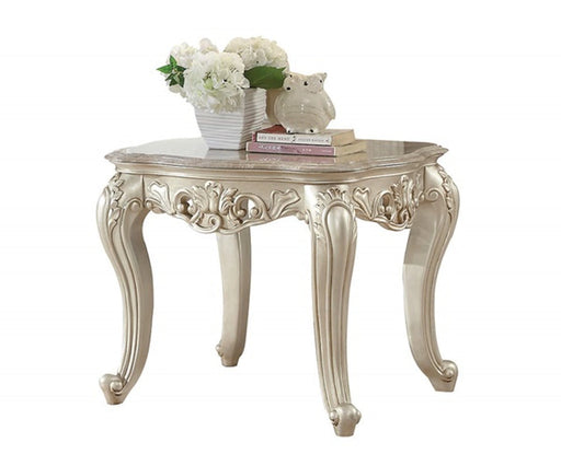 Acme Furniture Gorsedd End Table in Antique White 82442 - Levi's Discount Furniture (Vineland, NJ)