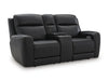 5Z-Comfort Power Reclining Loveseat with Console - Levi's Discount Furniture (Vineland, NJ)