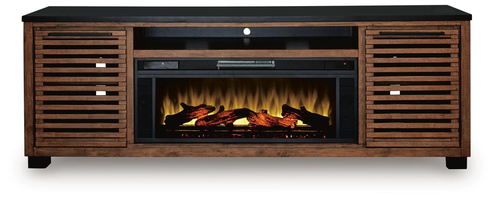 Kallari 84" TV Stand with Electric Fireplace - Levi's Discount Furniture (Vineland, NJ)