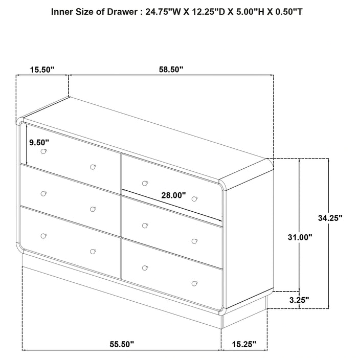 Cavelle Dresser - Levi's Discount Furniture (Vineland, NJ)