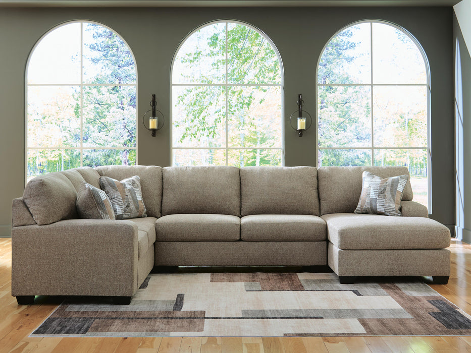 Newellen Sectional with Chaise - Levi's Discount Furniture (Vineland, NJ)