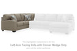 Newellen Sleeper Sectional with Chaise - Levi's Discount Furniture (Vineland, NJ)