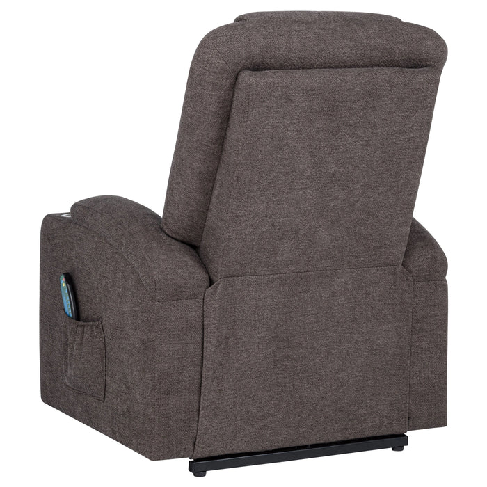 Louie Power Lift Massage Recliner - Levi's Discount Furniture (Vineland, NJ)