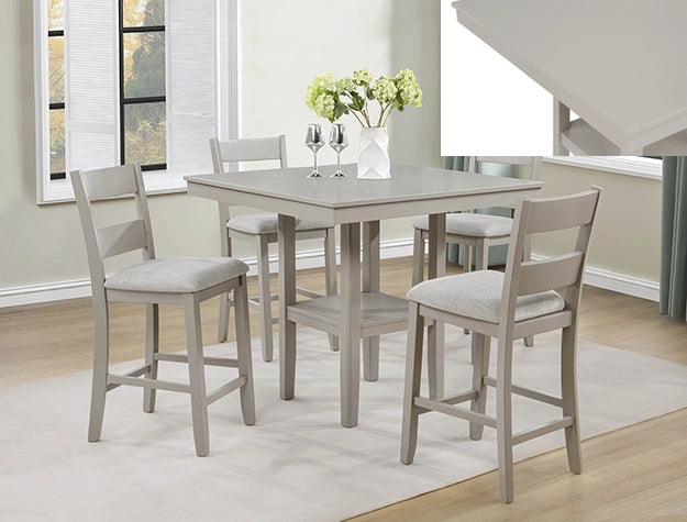 Lester 5-Pk Counter Height Table Set - Levi's Discount Furniture (Vineland, NJ)