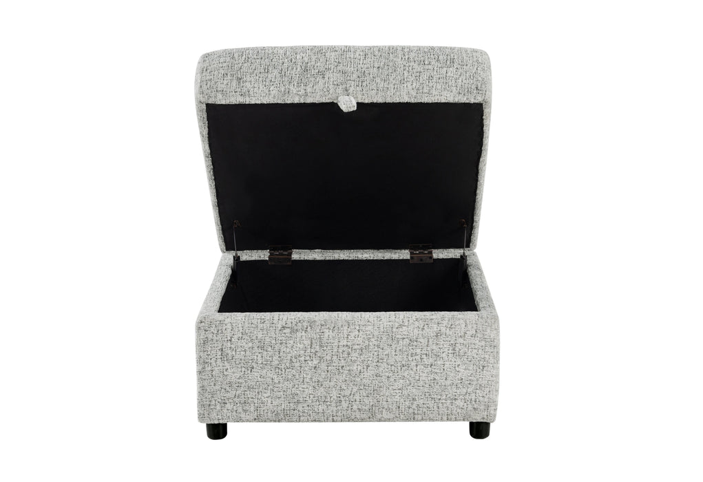 U9401 Nickel Sofa Bed Ottoman with Storage