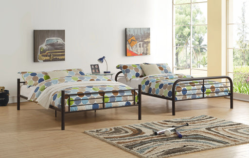 Bristol Dark Brown Bunk Bed (Full/Full) - Levi's Discount Furniture (Vineland, NJ)