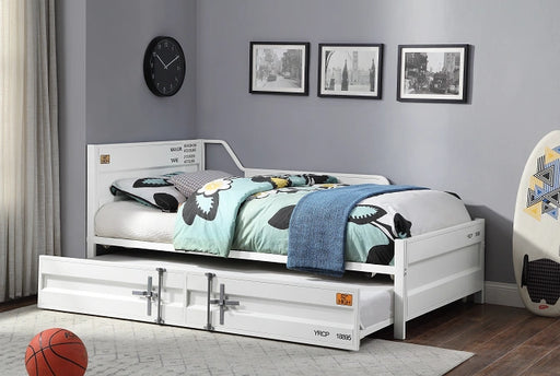 Cargo White Daybed & Trundle (Twin Size) - Levi's Discount Furniture (Vineland, NJ)