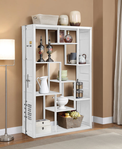Cargo White Shelf Rack / Book Shelf - Levi's Discount Furniture (Vineland, NJ)