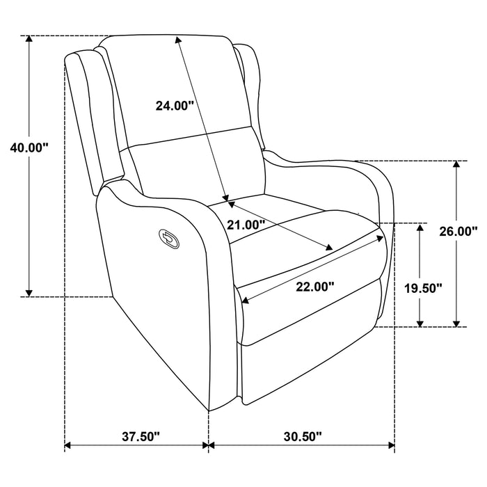 Kelsey Recliner - Levi's Discount Furniture (Vineland, NJ)