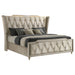 Lorient Wingback Bed with LED Lighting - Levi's Discount Furniture (Vineland, NJ)