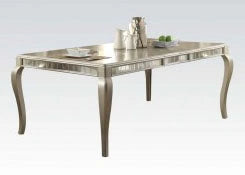 Acme Francesca Rectangular Dining Table in Champagne 62080 - Levi's Discount Furniture (Vineland, NJ)