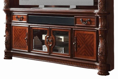 Acme Vendome TV Console in Cherry 91318 - Levi's Discount Furniture (Vineland, NJ)