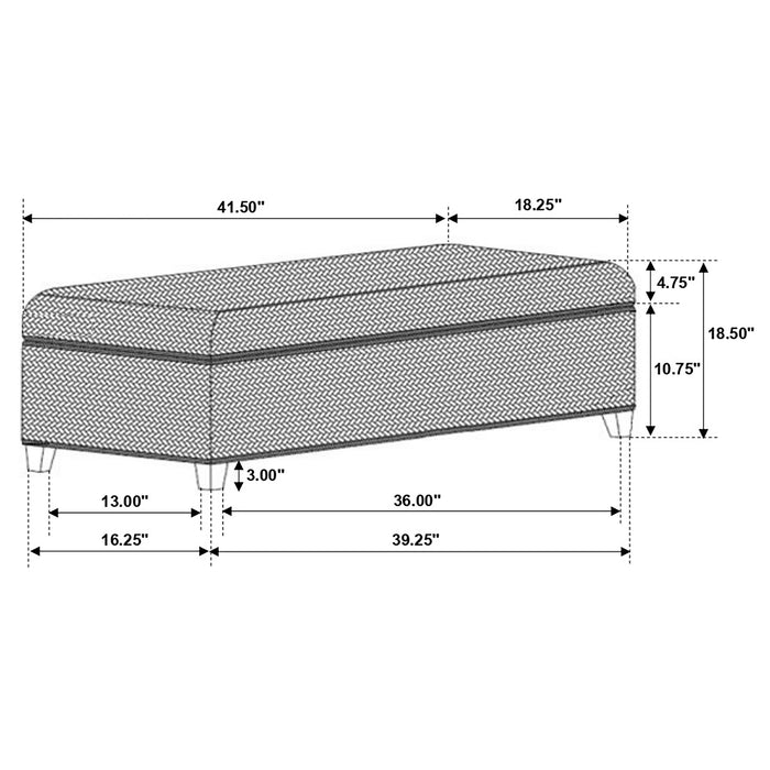 Laughton Storage Bench - Levi's Discount Furniture (Vineland, NJ)