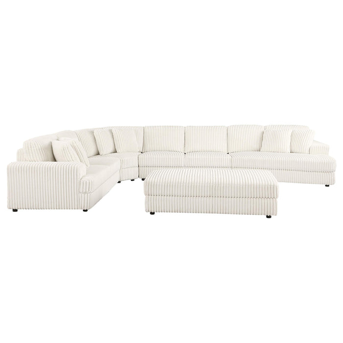 Emberson Upholstered Modular Sectional Sofa Ivory