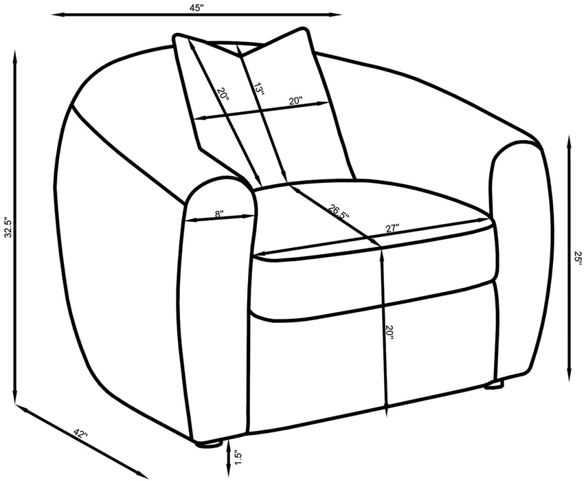 Isabella Stationary 3 Pc Sets - Levi's Discount Furniture (Vineland, NJ)