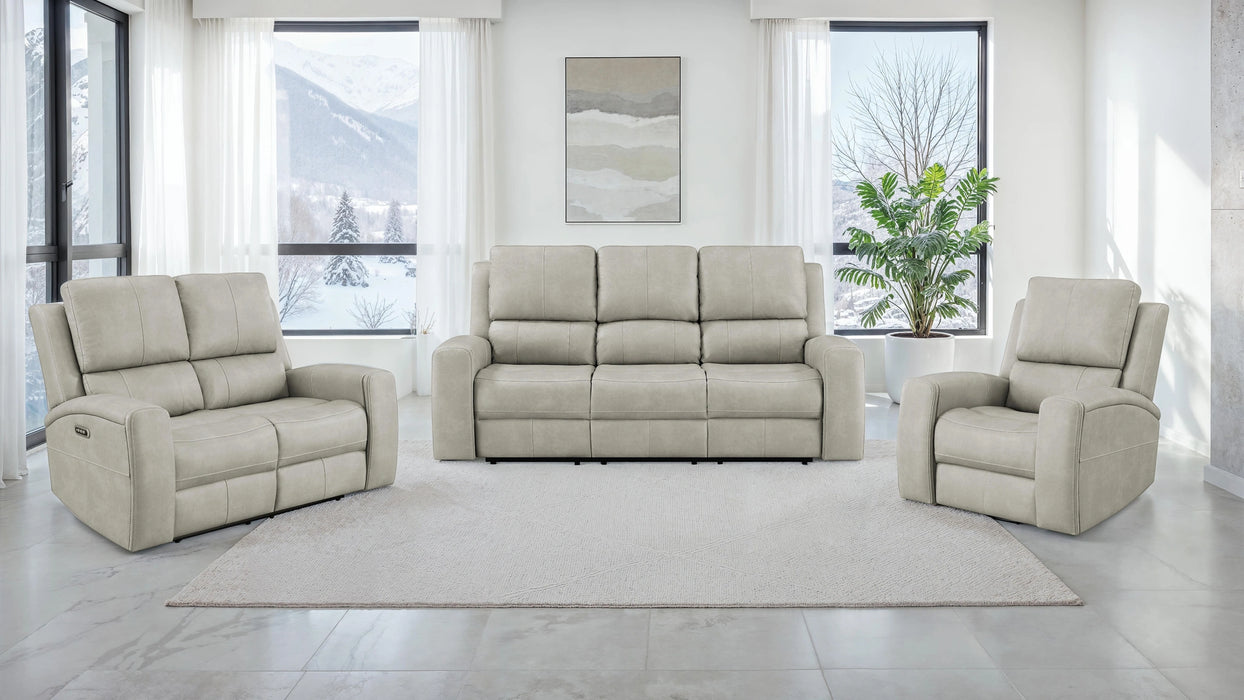 Brickston Triple Power Swivel Glider Recliner - Levi's Discount Furniture (Vineland, NJ)