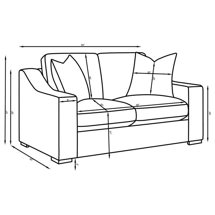 Ashlyn Loveseat - Levi's Discount Furniture (Vineland, NJ)