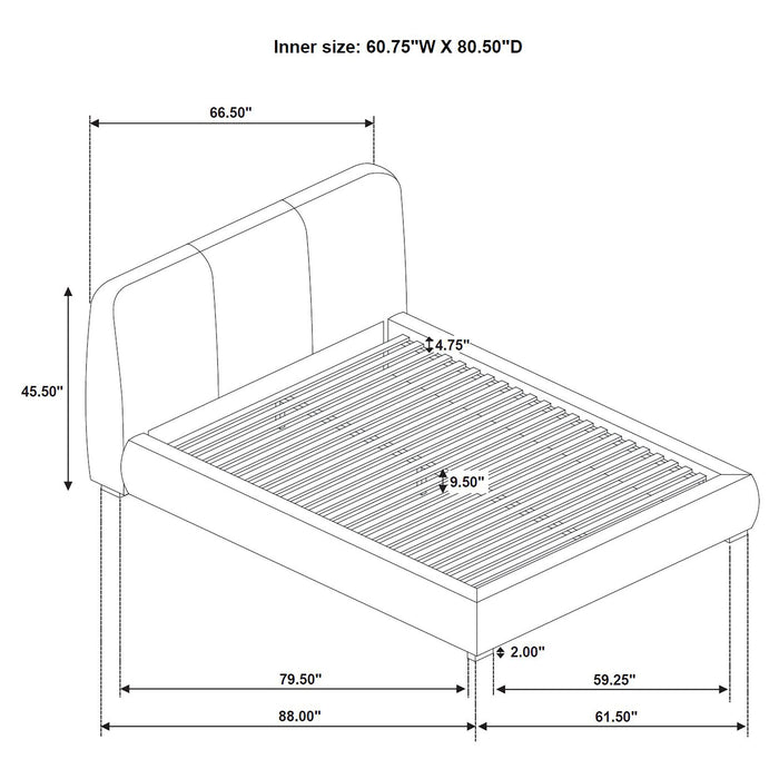 Mokena Panel Platform Bed - Levi's Discount Furniture (Vineland, NJ)