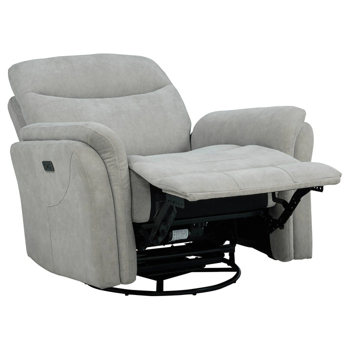 Adler Power Swivel Glider Recliner - Levi's Discount Furniture (Vineland, NJ)
