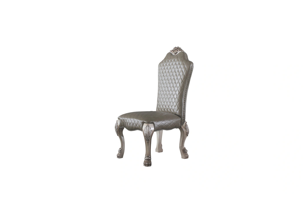 Dresden Vintage Bone White & PU Side Chair - Levi's Discount Furniture (Vineland, NJ)