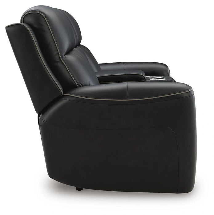 5Z-Comfort Power Reclining Loveseat with Console - Levi's Discount Furniture (Vineland, NJ)