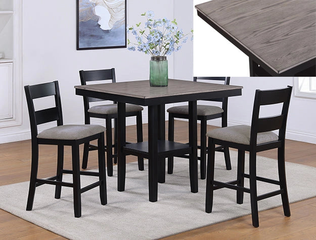 Lester 5-Pk Counter Height Table Set - Levi's Discount Furniture (Vineland, NJ)