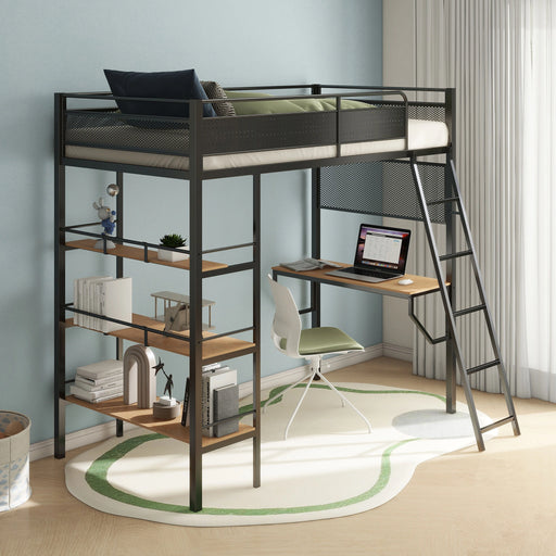 Campus Workstation Loft Bed - Levi's Discount Furniture (Vineland, NJ)