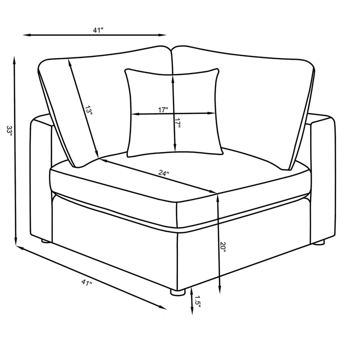Serene Modular Sectional Sofa - Levi's Discount Furniture (Vineland, NJ)