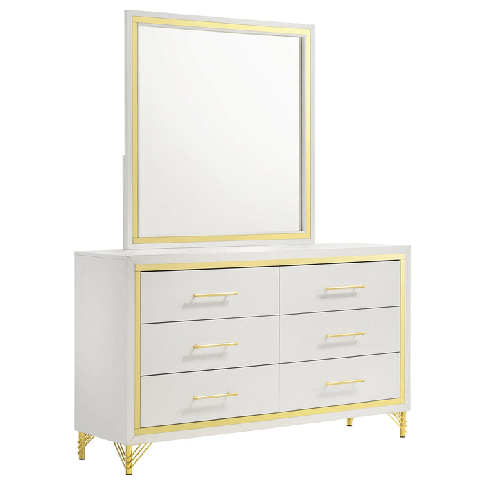 Lucia Dresser with Mirror - Levi's Discount Furniture (Vineland, NJ)