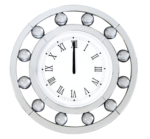 Boffa Mirrored Wall Clock - Levi's Discount Furniture (Vineland, NJ)