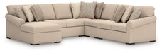 LadyMae Sectional with Chaise - Levi's Discount Furniture (Vineland, NJ)