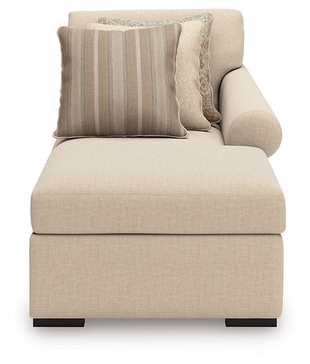 LadyMae Sectional with Chaise - Levi's Discount Furniture (Vineland, NJ)