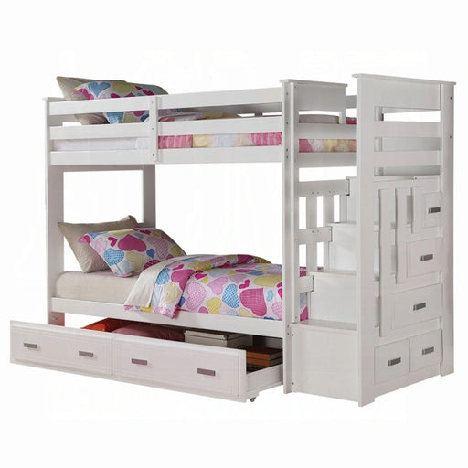Allentown Twin-Twin Bunk Bed With Trundle and Storage - Levi's Discount Furniture (Vineland, NJ)