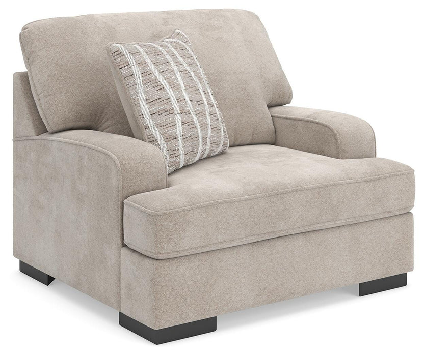 High Profile Chair & Ottoman Living Room Set - Levi's Discount Furniture (Vineland, NJ)