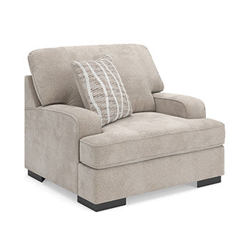 High Profile Chair & Ottoman Living Room Set - Levi's Discount Furniture (Vineland, NJ)